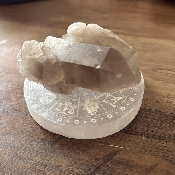 Smoky Quartz with Rutile Raw Cluster - Picture 5 of 5